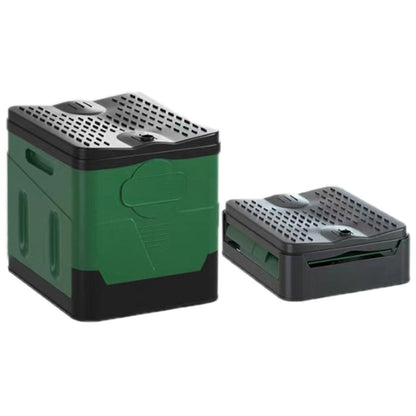 Vivolux | Auto Klapp Tragbare Toilette Outdoor Notfall Mobile Toilette (Armeegrün)