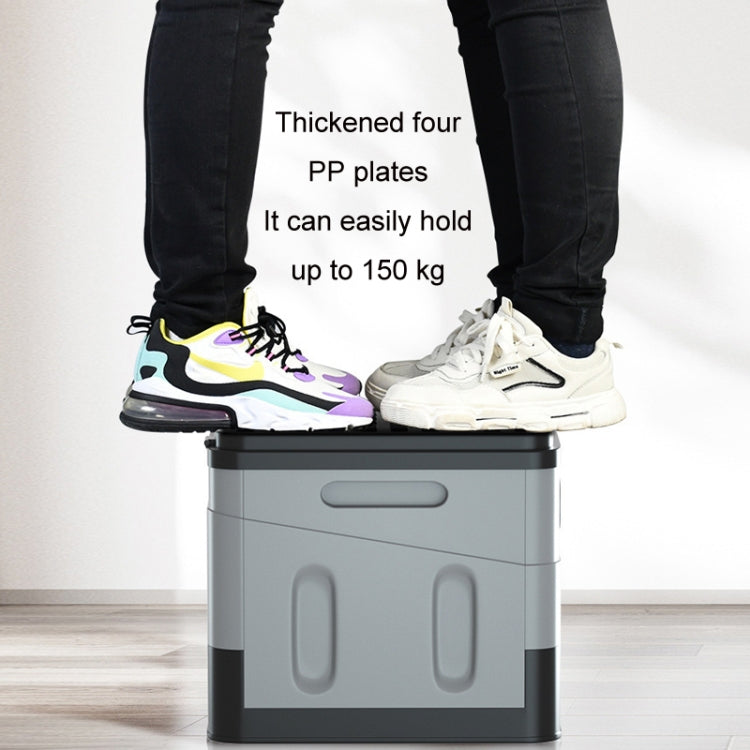 Vivolux | Auto Faltbare tragbare Toilette Outdoor Notfall Mobile Toilette (Dunkelgrau)