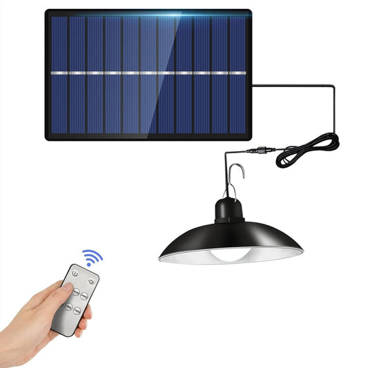 Vivolux | IP65 Wasserdichtes Außen Solar LED Glühbirne Kronleuchter Innenleuchten, Spezifikation: Einfache weiße Licht mit Fernbedienung