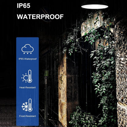 Vivolux | IP65 Wasserdichtes Outdoor Solar LED Pendelleuchte Innenbeleuchtung, Spezifikation: Doppeltes Weißlicht mit Fernbedienung