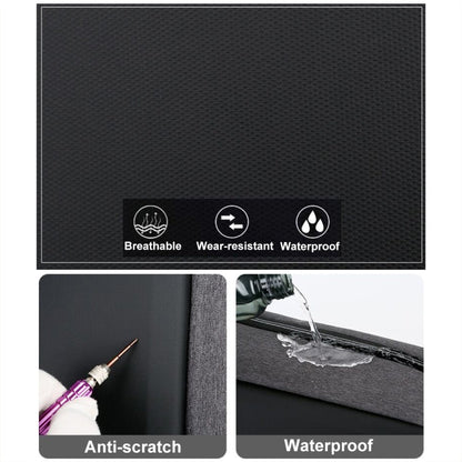 Vivolux | 15 Zoll Multifunktionale Wasserdichte Business Sport Laptop Rucksack mit USB-Port (Schwarz)