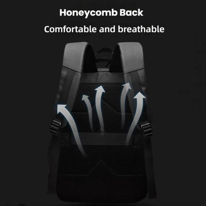 Vivolux | WEPOEWR Herren 14-Zoll Laptop Rucksack Wasserdicht Große Kapazität Business Pendler Rucksack (Schwarz)