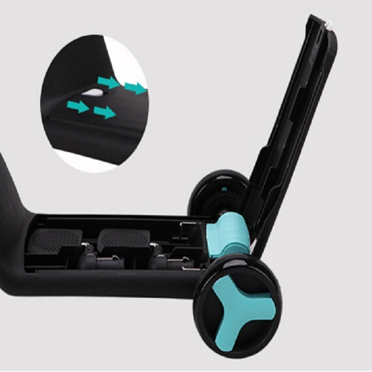 Vivolux | nadle Faltbares Dreirädriges Drei-Modus Gleichgewicht Fahrrad Kinder Roller (Blau)
