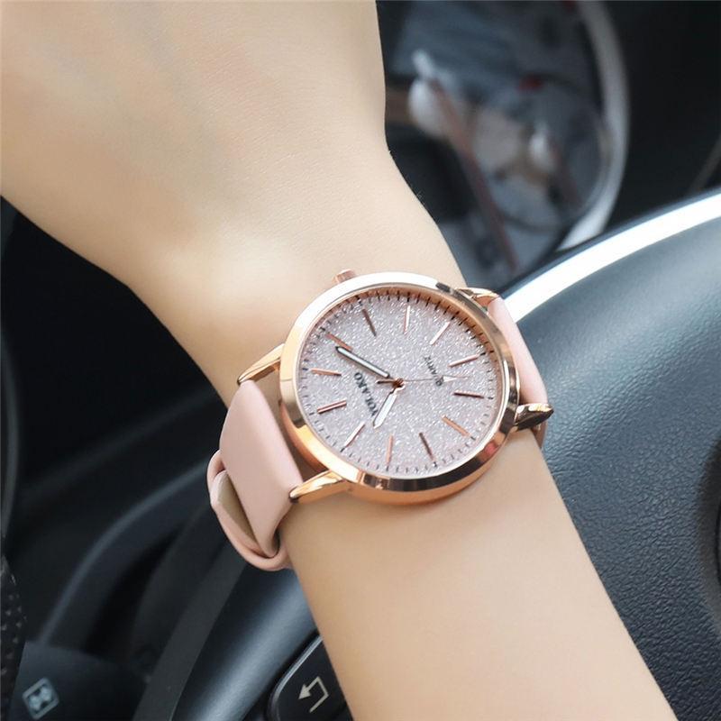 Vivolux | IcoolGadgets Hochwertige Mode Damen einfache Uhren Genf Kunstleder Analog Quarz Armbanduhr Uhr geschenk