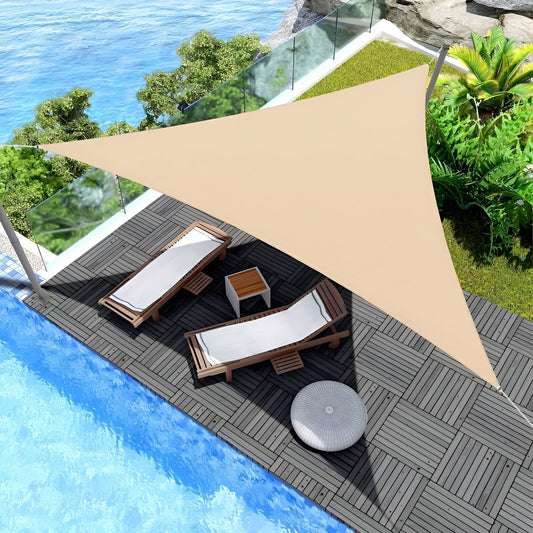 TriBlocker Sonnensegel – Premium Sonnenschutz, Wasserdichtes Dreieck-Segel