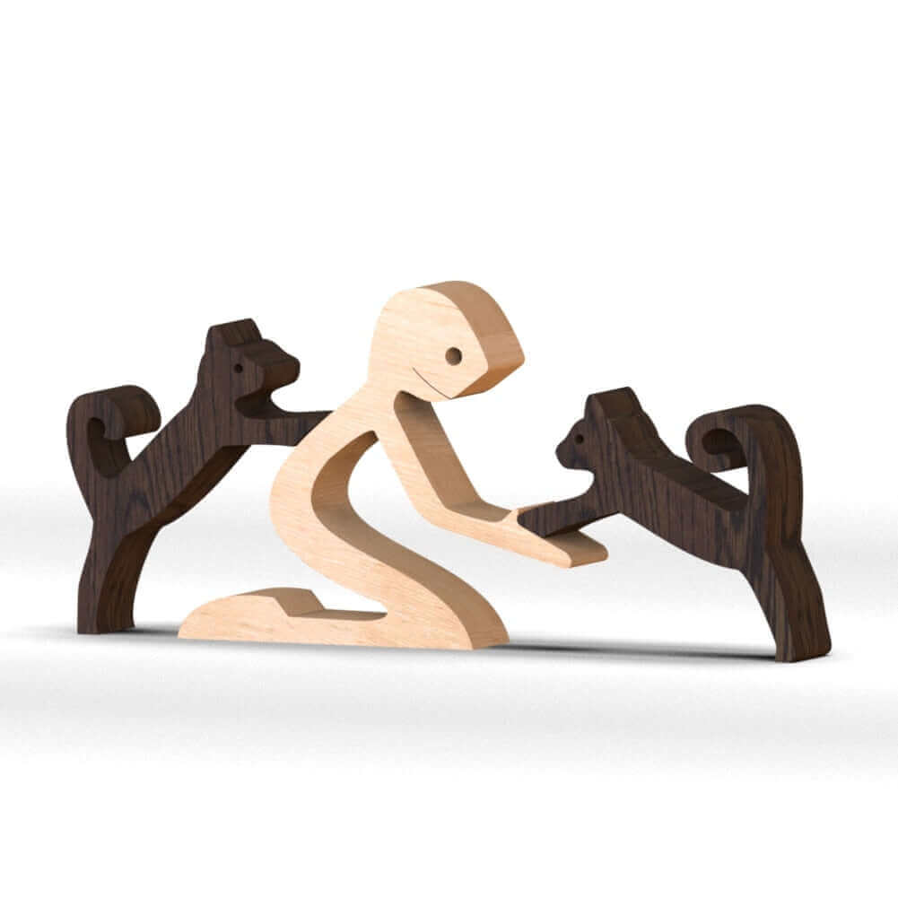 Vivolux | Dänische Holztiere Ornamente