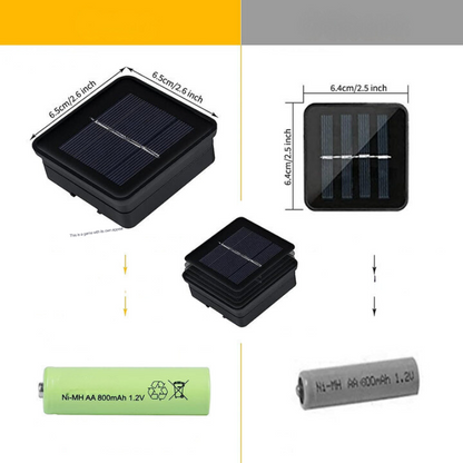 Vivolux | Marokkanischer Stil Wasserdichte Solar-Lichterketten - SunGlow Strings