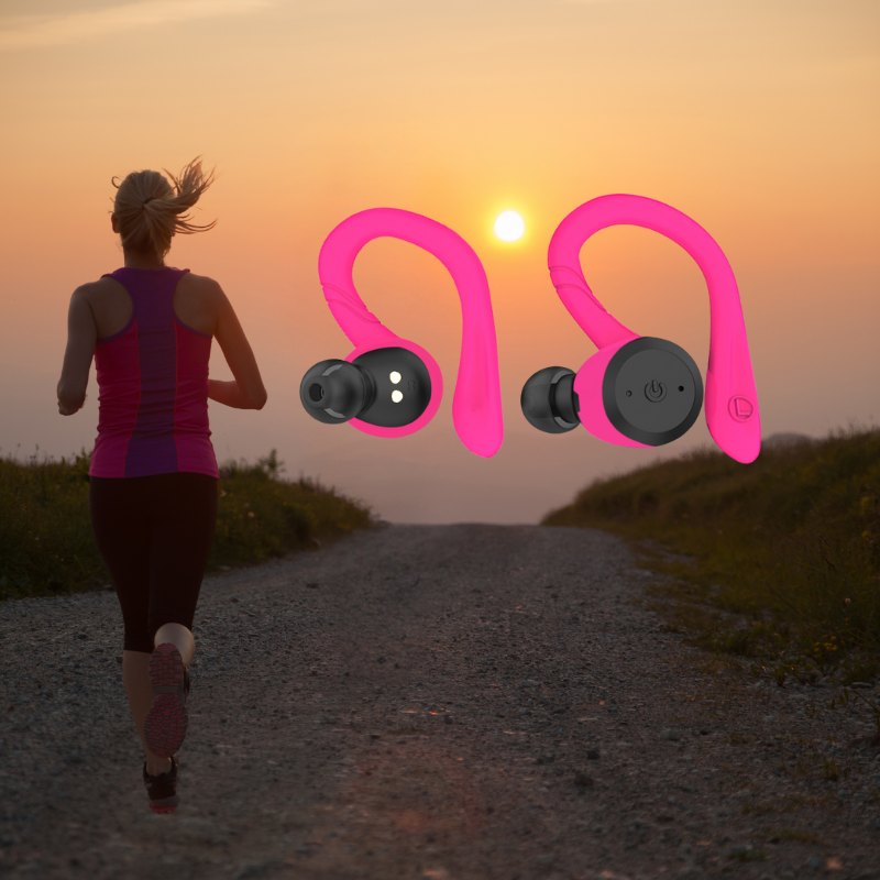 Vivolux | Vega - Wasserdichte kabellose Sport-Ohrstöpsel mit 20 Stunden Spielzeit