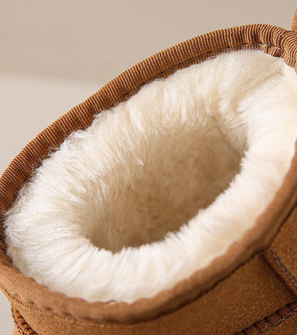 – Luxus Stiefeletten mit Fell und wasserdichten Eigenschaften