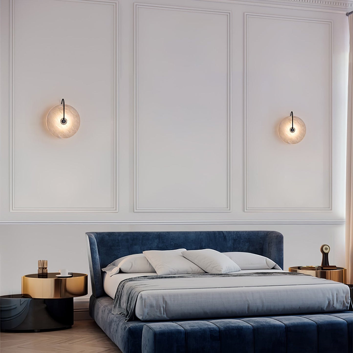 Vivolux | Weiße Alabaster-Wandlampe