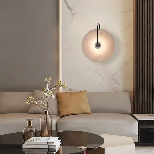 Vivolux | Weiße Alabaster-Wandlampe