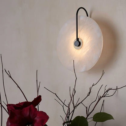 Vivolux | Weiße Alabaster-Wandlampe