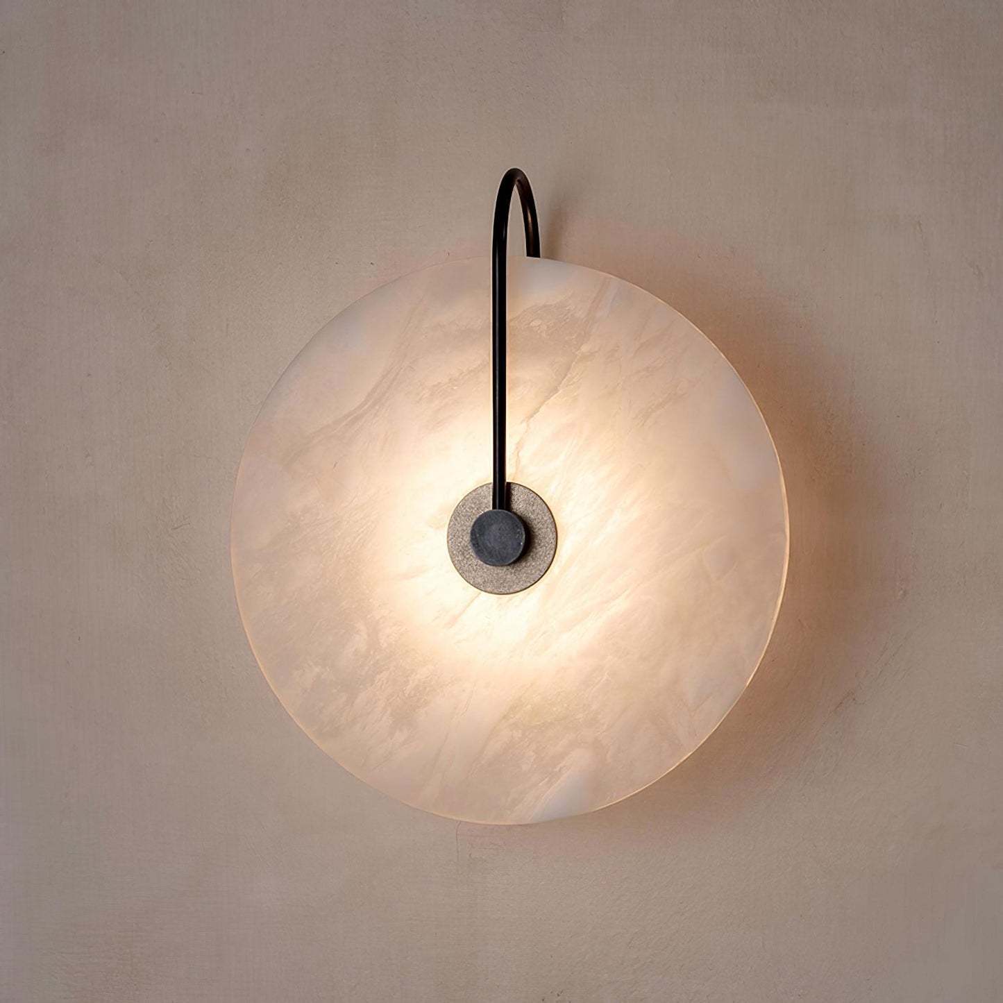Vivolux | Weiße Alabaster-Wandlampe