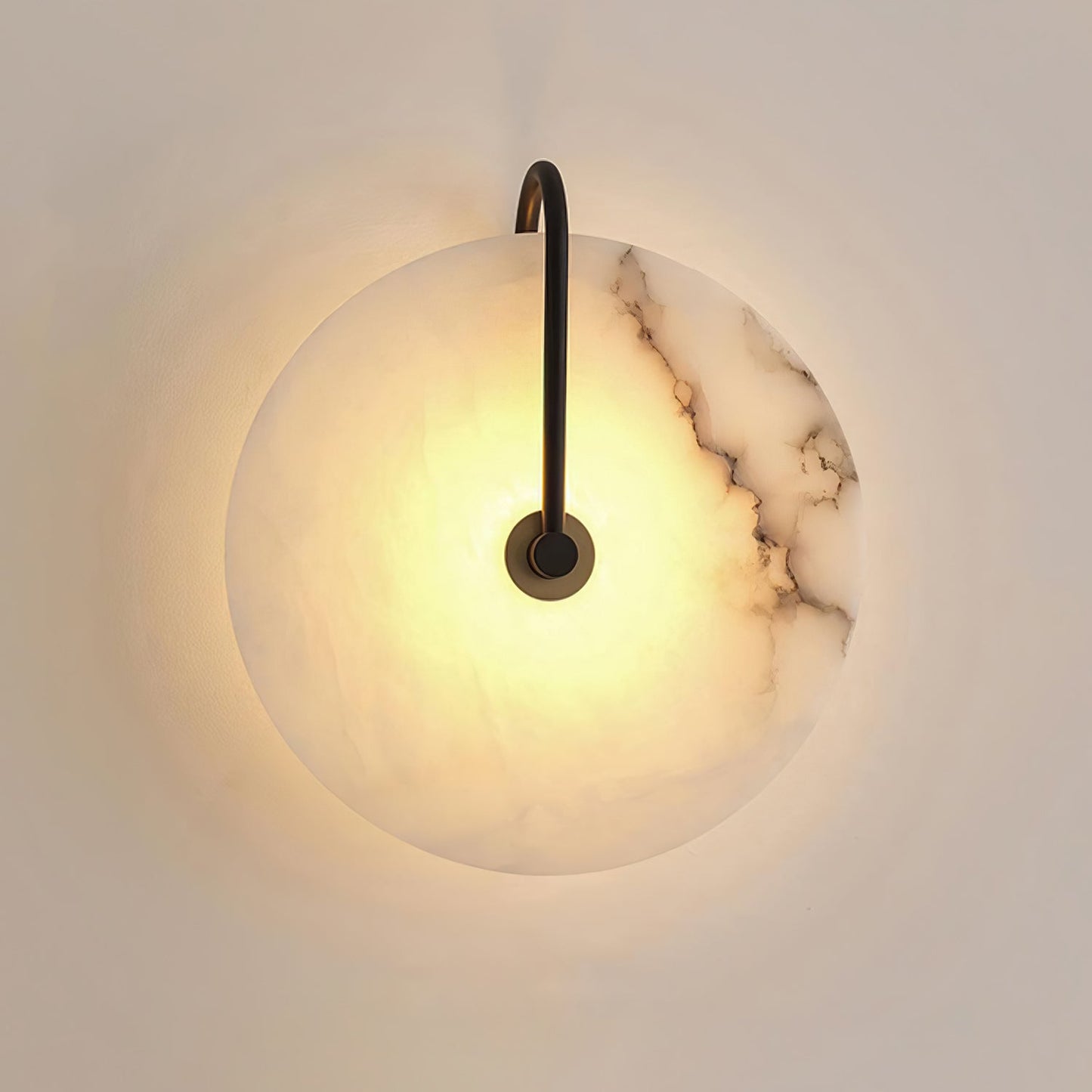 Vivolux | Weiße Alabaster-Wandlampe