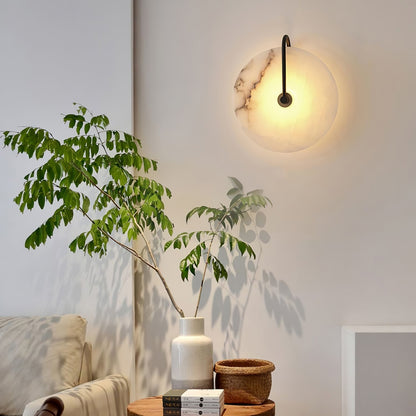 Vivolux | Weiße Alabaster-Wandlampe