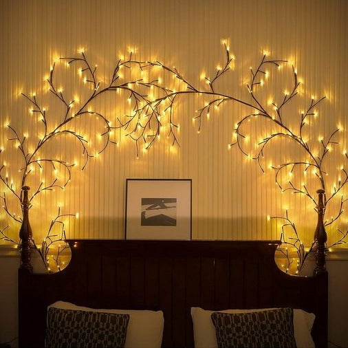Vivolux | Wine LED Weingarten-Lichterkette – 144 flexible LEDs mit 8 Modi für Innen- und Außenbereich