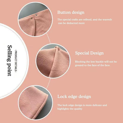 Winter Fleece Hals Schal - Gemütlicher Halswärmer, Halswickler für kaltes Wetter