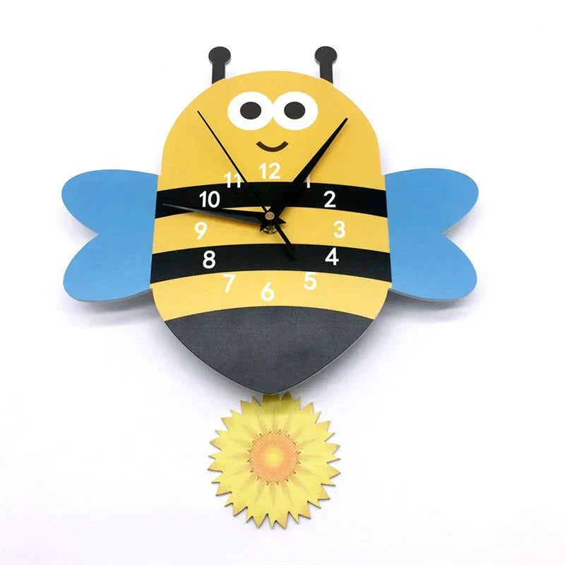 Vivolux | Wanduhr - ZooTime - Niedliches Tierdesign - Perfekt für Kinderzimmer