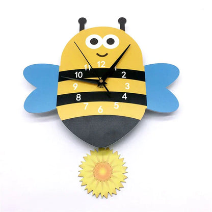 Vivolux | Wanduhr - ZooTime - Niedliches Tierdesign - Perfekt für Kinderzimmer
