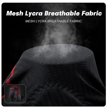 Vivolux | Atmungsaktive Mesh-Radshorts mit Gelpolster | Stoßfeste Radshorts für Herren