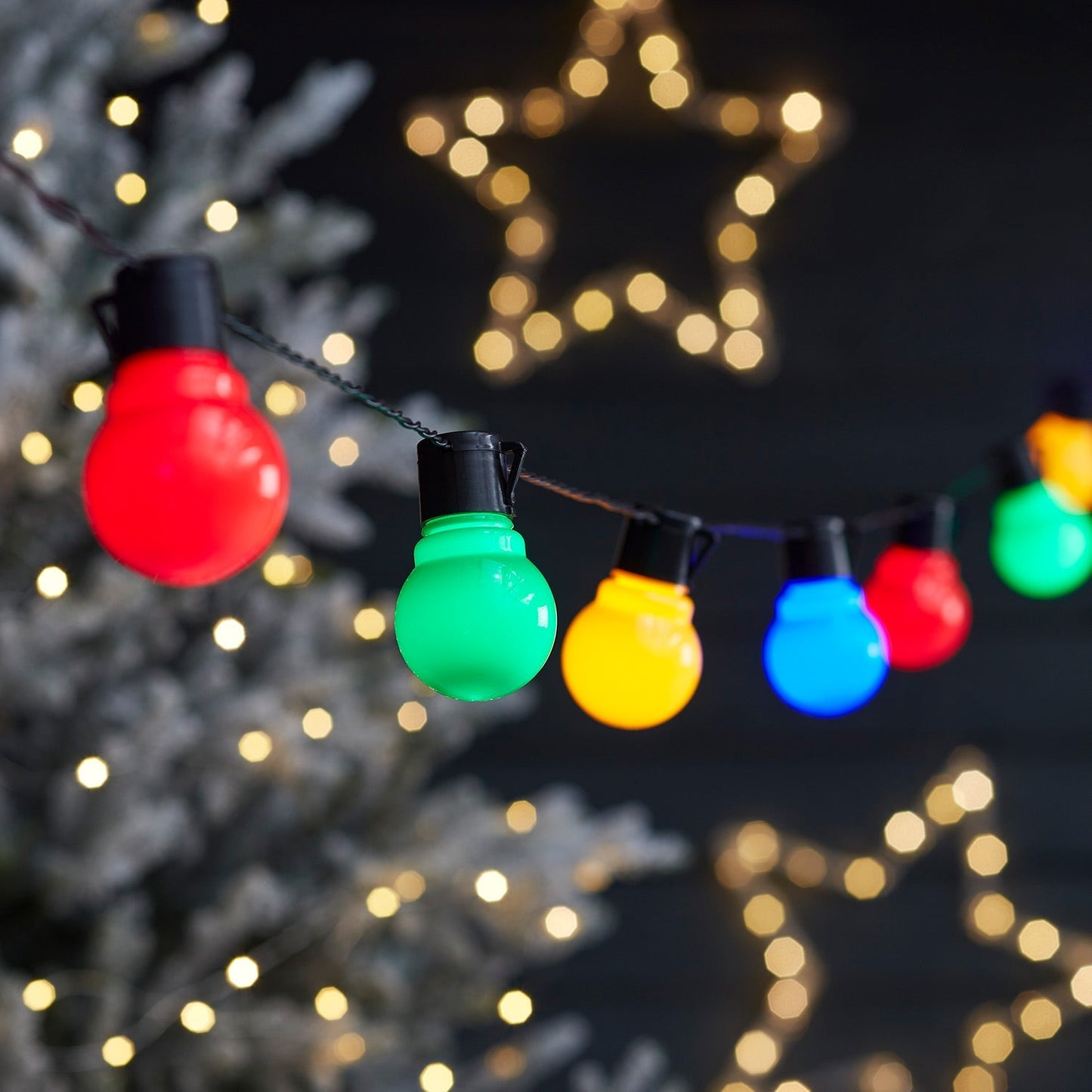 Vivolux | 30er LED Fiesta Party Lichterkette bunt