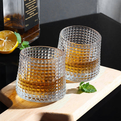 Vivolux | Drehbares Whiskey Tumbler Set