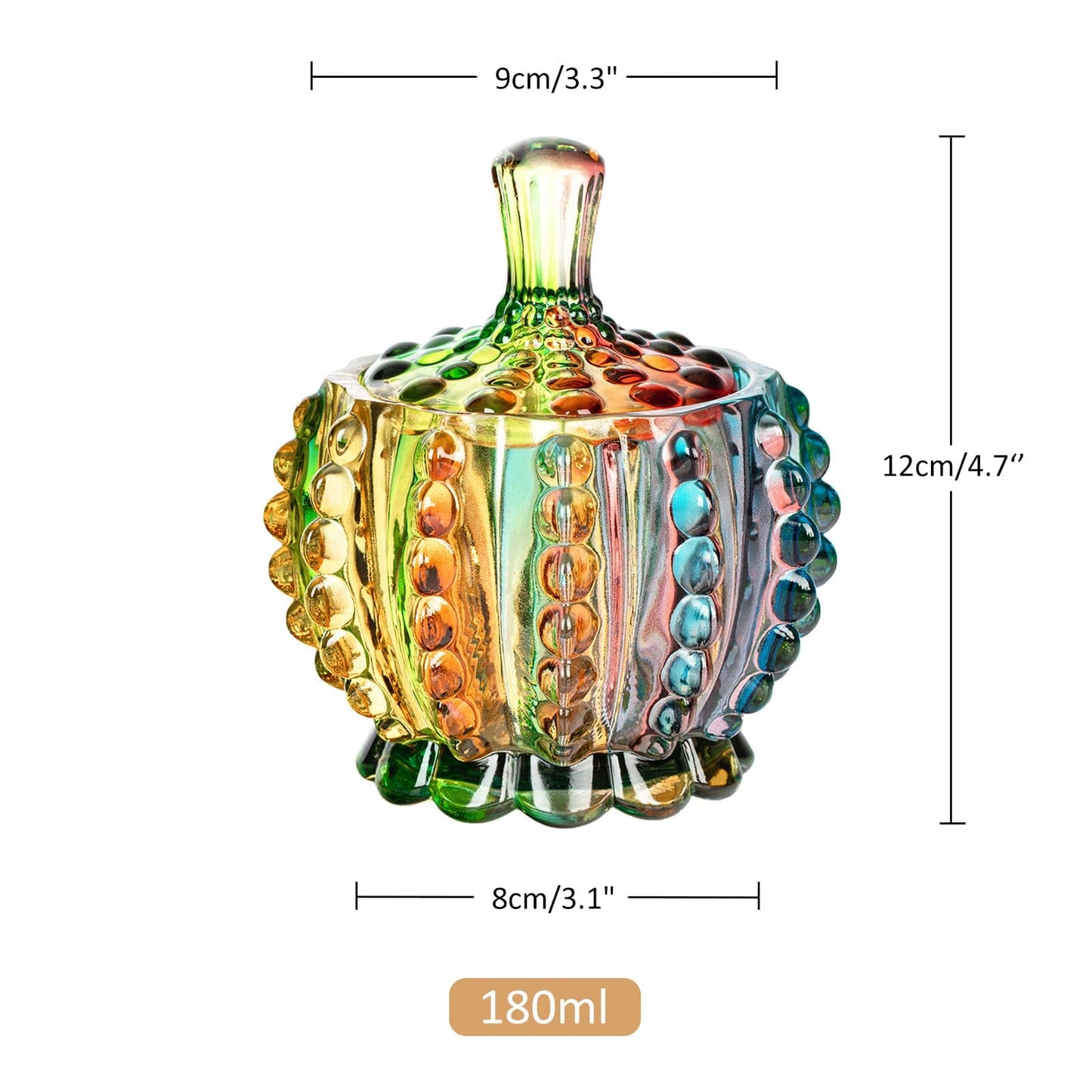 Vivolux | Iridescente Zuckerdose mit Deckel