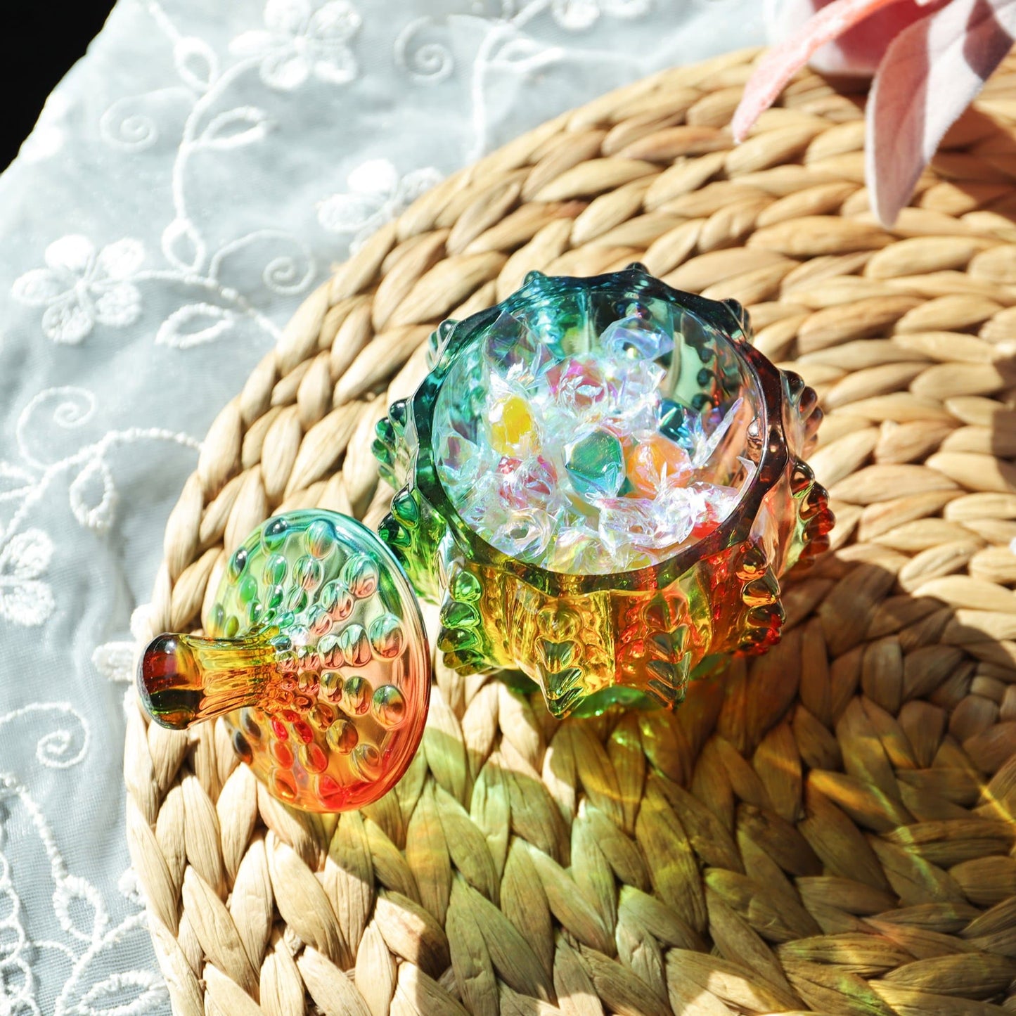Vivolux | Iridescente Zuckerdose mit Deckel