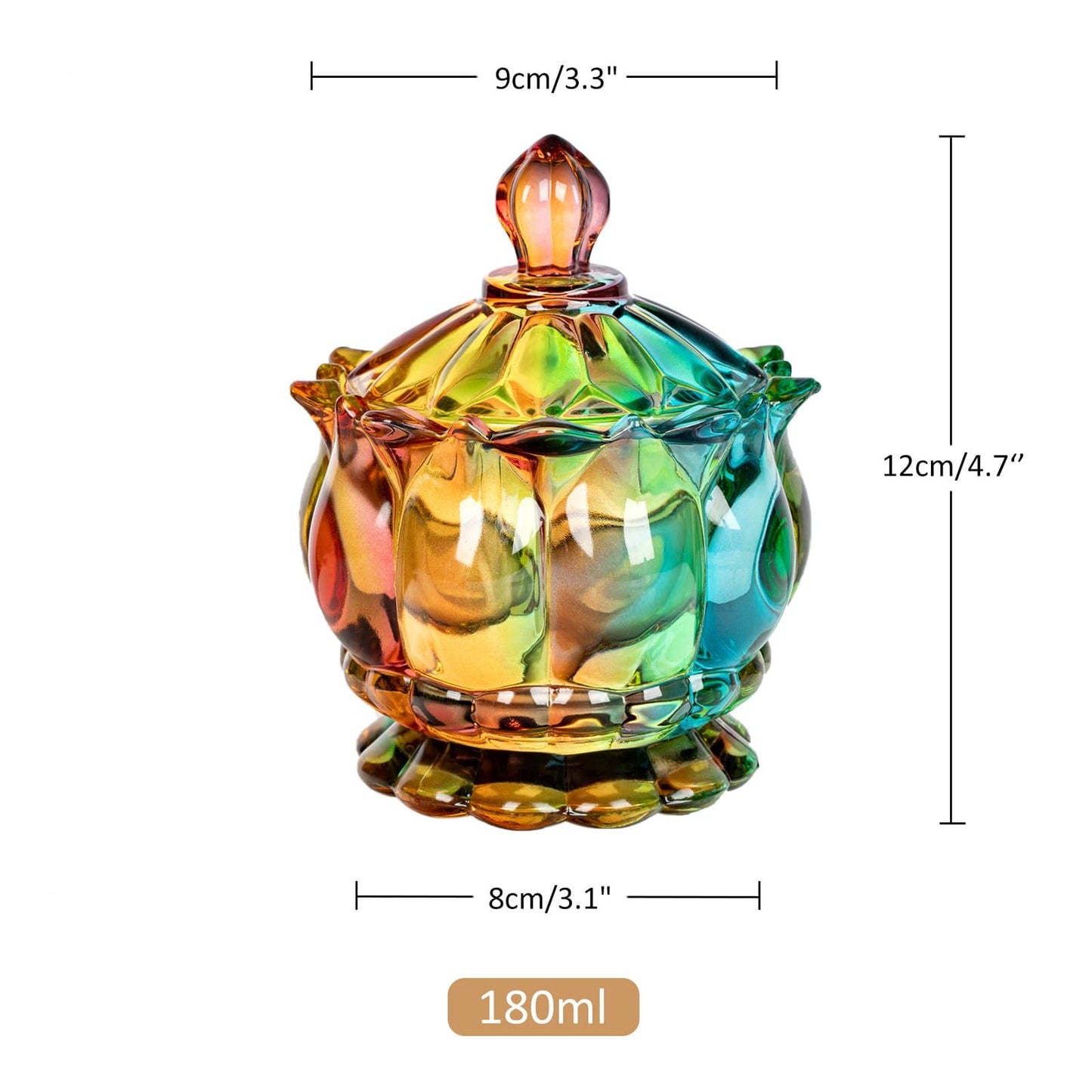 Vivolux | Iridescente Zuckerdose mit Deckel