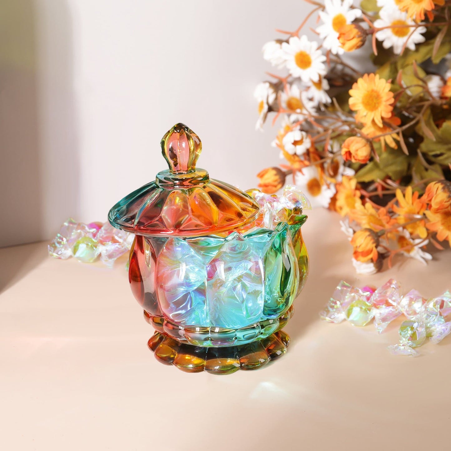 Vivolux | Iridescente Zuckerdose mit Deckel