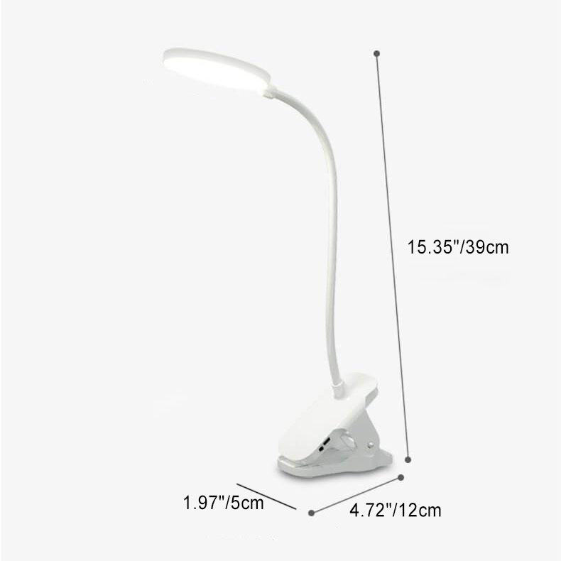 Vivolux | Einfache LED Clip-Schreibtischlampe wiederaufladbar Augenschutz Nachtlicht