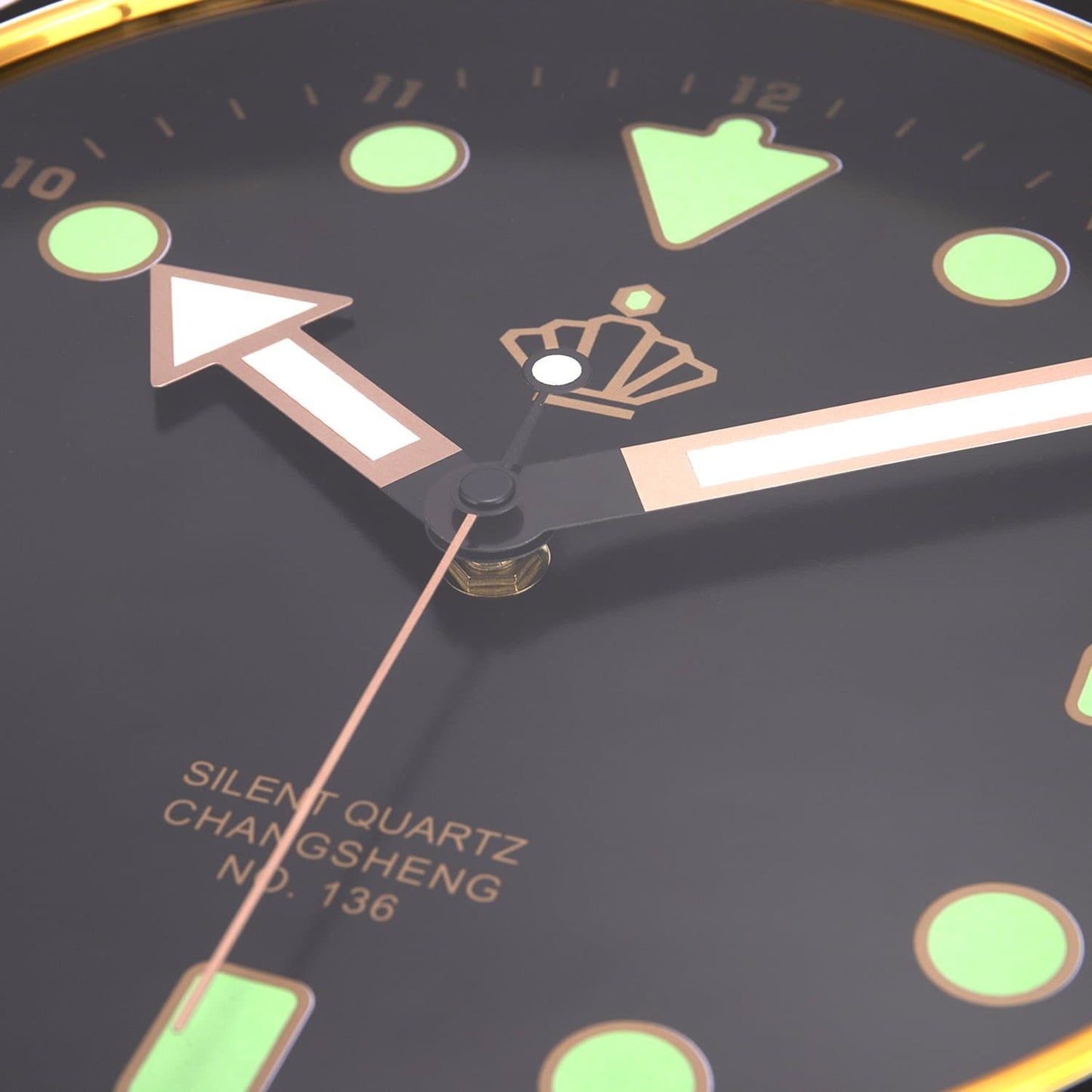 Vivolux | Stille Leuchtende Wanduhr