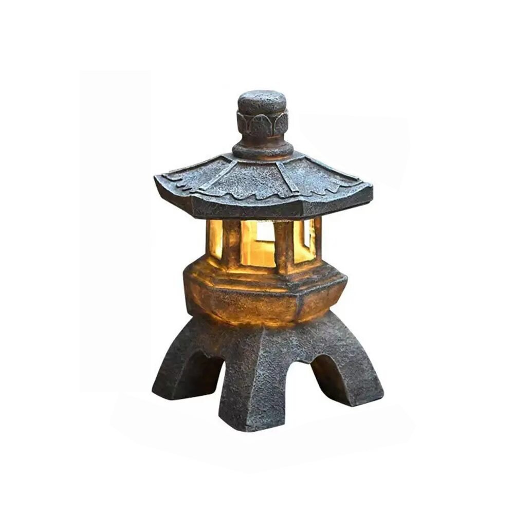 Vivolux | ZenGlow - Solar Gartenlampe Pagode Statue für draußen