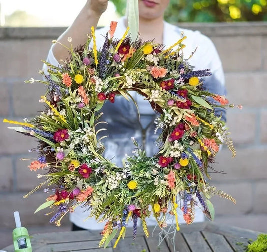Vivolux | Handgemachter Texas Wildblumenkranz