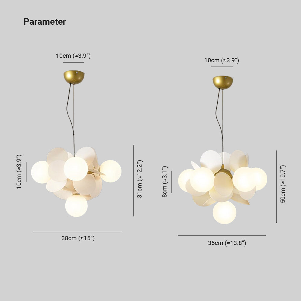 Vivolux | Blumenzweig Kronleuchter Wohnzimmer