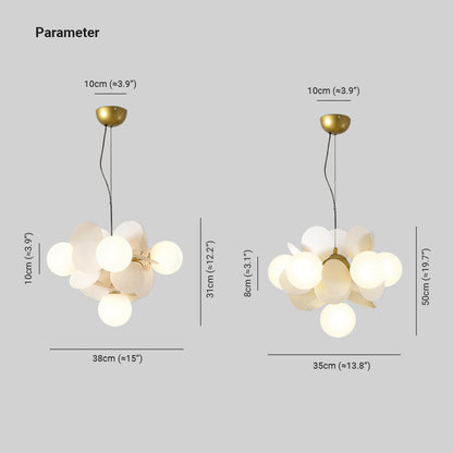 Vivolux | Blumenzweig Kronleuchter Wohnzimmer