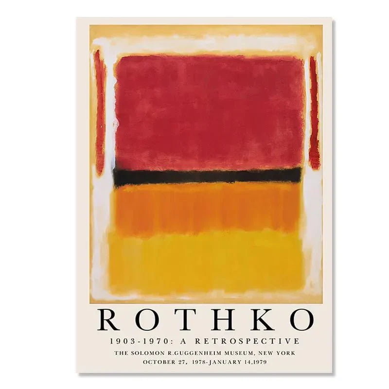 Vivolux | Abstrakte Leinwand Wandkunst Poster