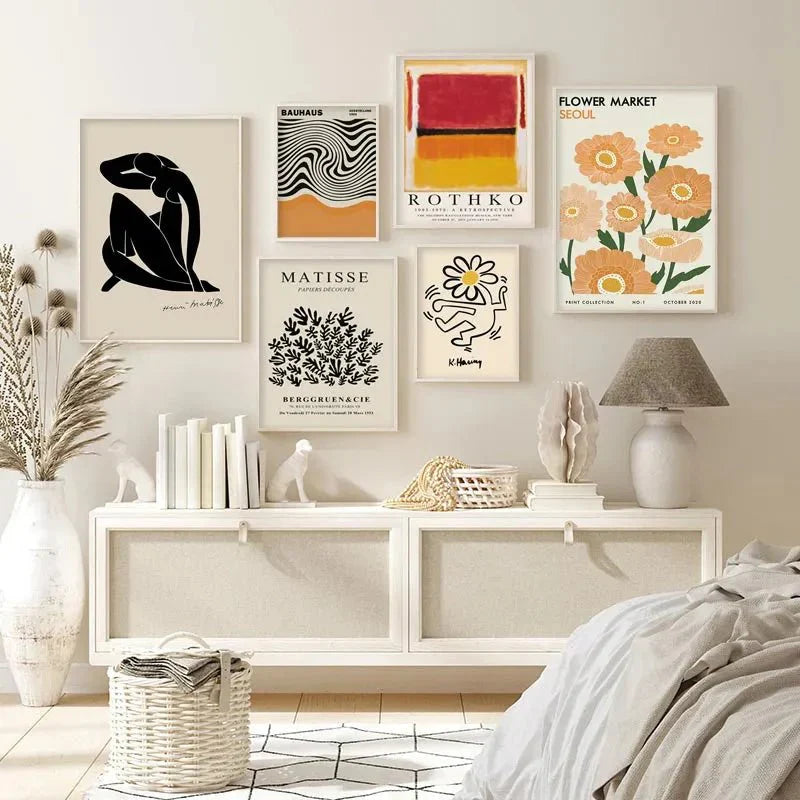Vivolux | Abstrakte Leinwand Wandkunst Poster
