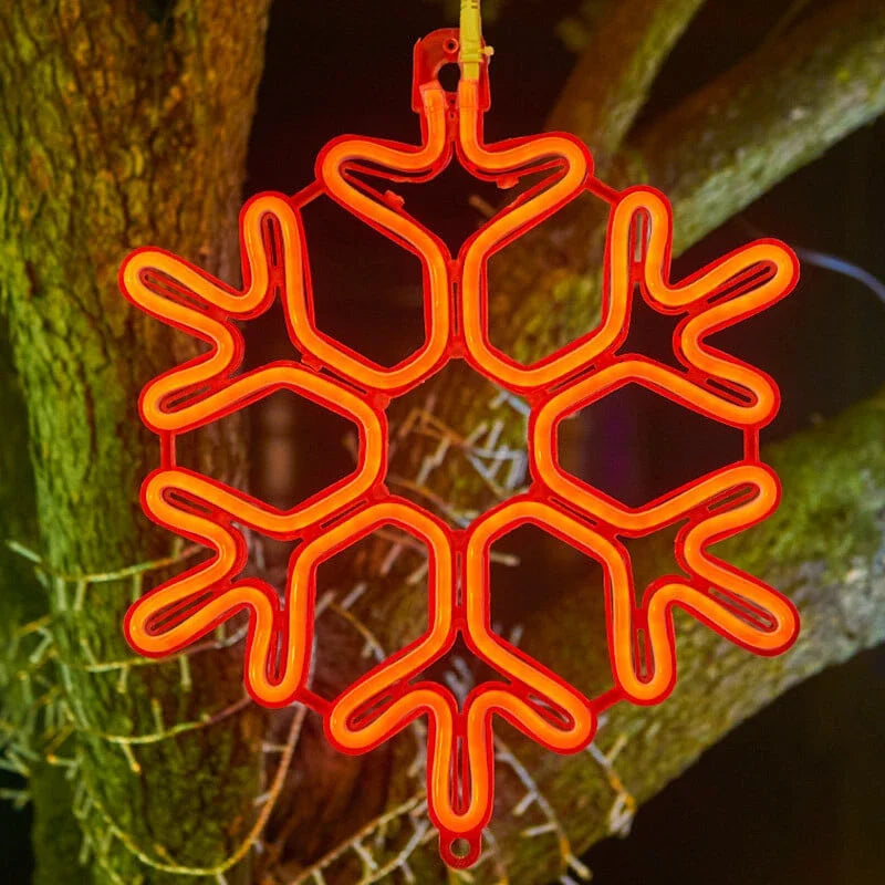 Vivolux | Wasserdichtes LED Schneeflockenlicht für festliche Winterdekoration