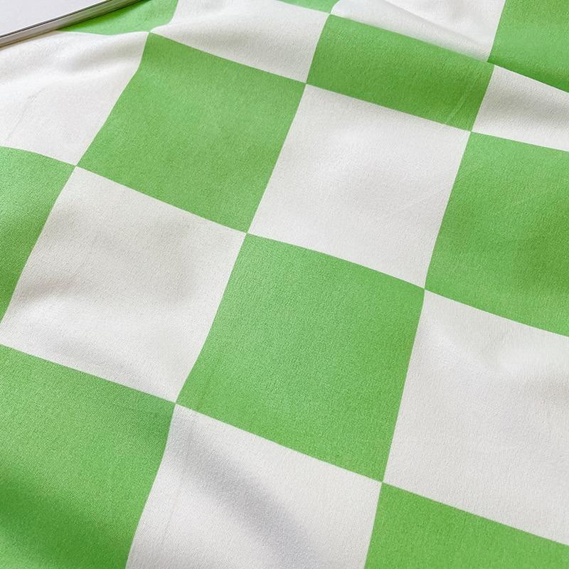 Vivolux | Kariertes Bettwäsche-Set