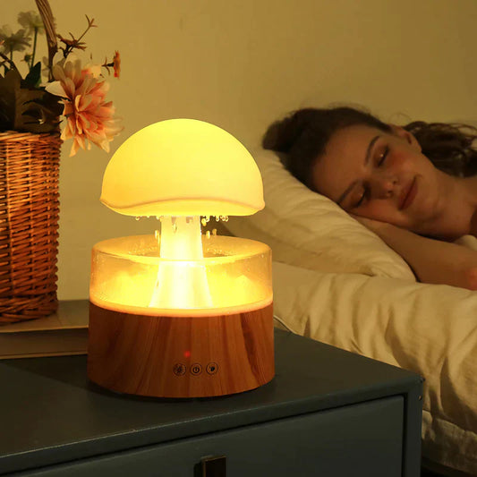 Vivolux | Pilz Wolke Regen Diffuser Entspannender Luftbefeuchter - Atumis