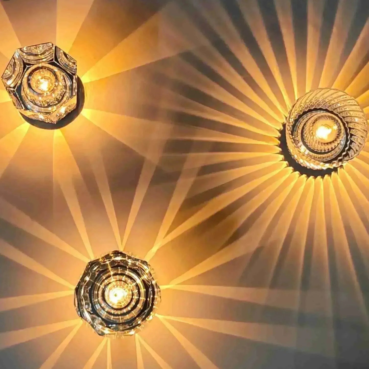 Vivolux | Lampe - Luxus Diamant Kristall LED Wiederaufladbare Tischlampe
