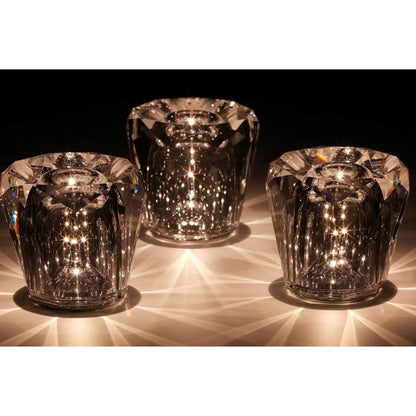 Vivolux | Lampe - Luxus Diamant Kristall LED Wiederaufladbare Tischlampe