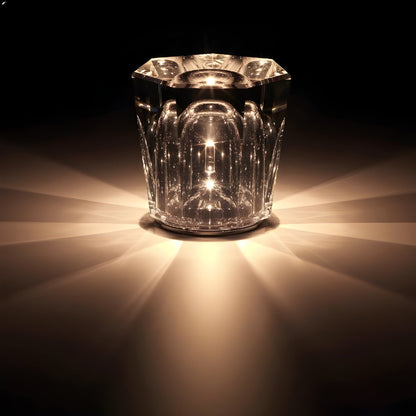 Vivolux | Lampe - Luxus Diamant Kristall LED Wiederaufladbare Tischlampe