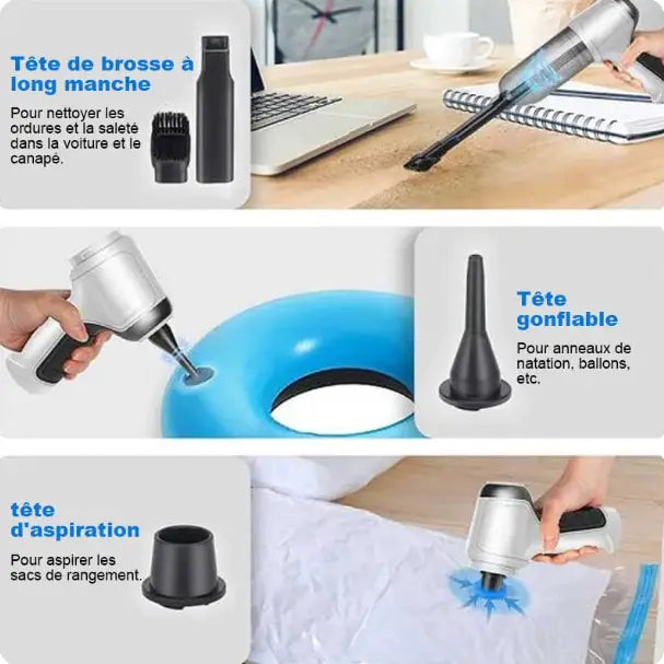 Vivolux | Kabelloser Handstaubsauger für das Auto - Starke Saugleistung