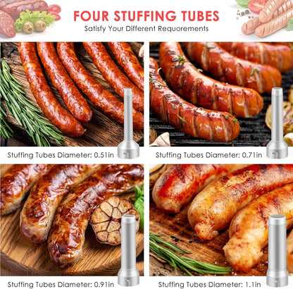Vivolux | Wurstfüller mit 4 verschiedenen Größen Füllrohre