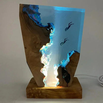 Vivolux | Wellen-LED-Lampe aus Harz