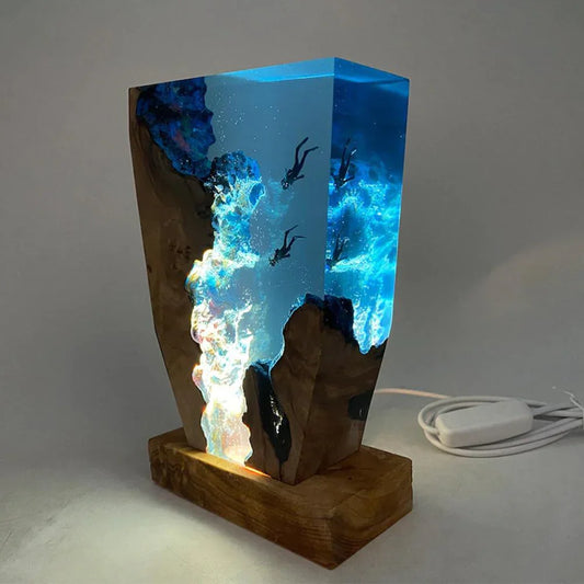 Vivolux | Wellen-LED-Lampe aus Harz