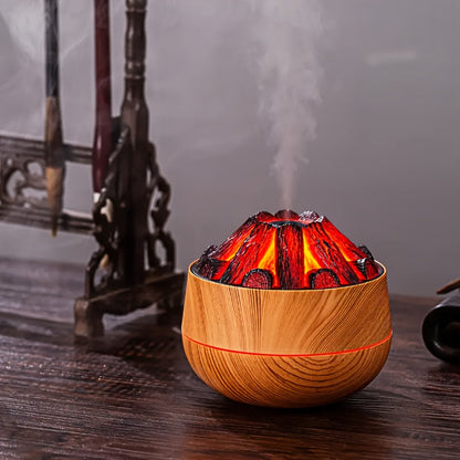 Vivolux | Feuerdiffusor - Mini simulierter Holzkohlefeuerluftbefeuchter mit realistischem Flammeneffekt