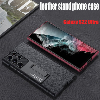 Vivolux | Luxuriöse, ultradünne Leder-Telefonhülle, stoßfest, für Samsung Galaxy 23